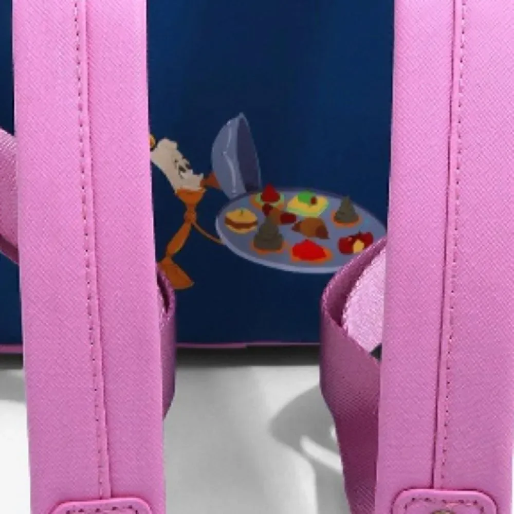 🫖🫖Loungefly Disney Beauty and the Beast Be Our Guest Mini Backpack